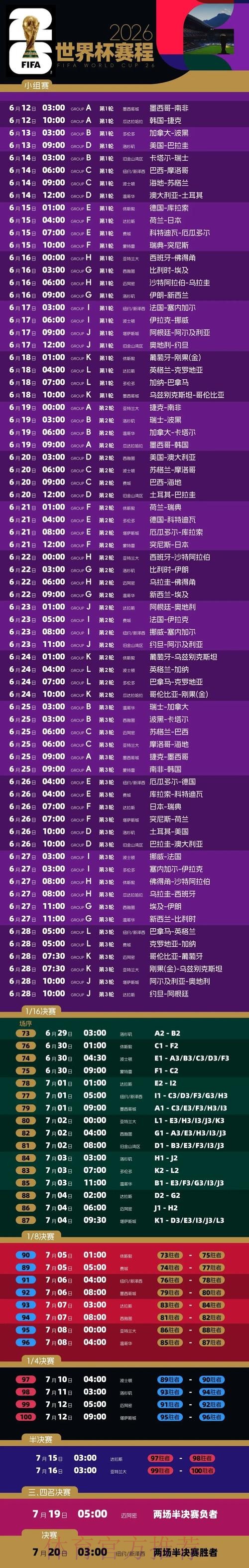 2026世界杯全程实时直播追踪 2026世界杯全程实时直播追踪